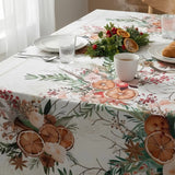 Maison Sucrèe Tovaglia Arancia e Cannella tessuto Korin - Varie Dimensioni