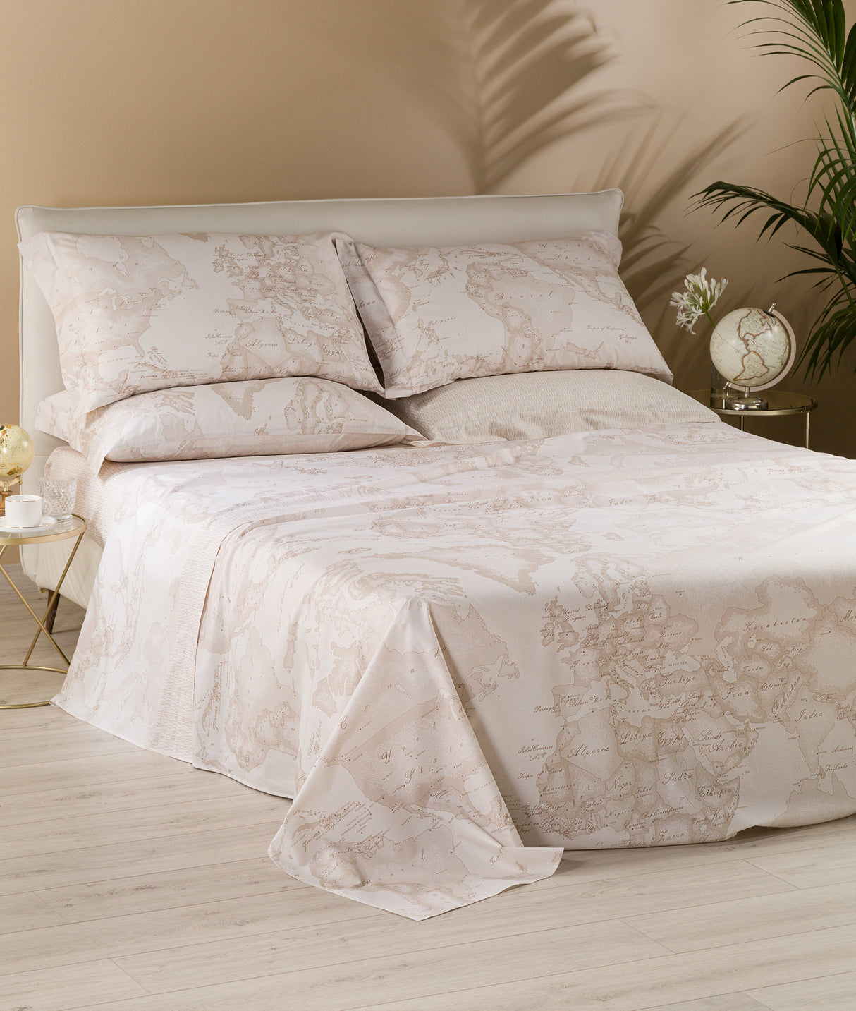 Alviero Martini Geo White Lenzuola Copriletto Matrimoniale 2603S200