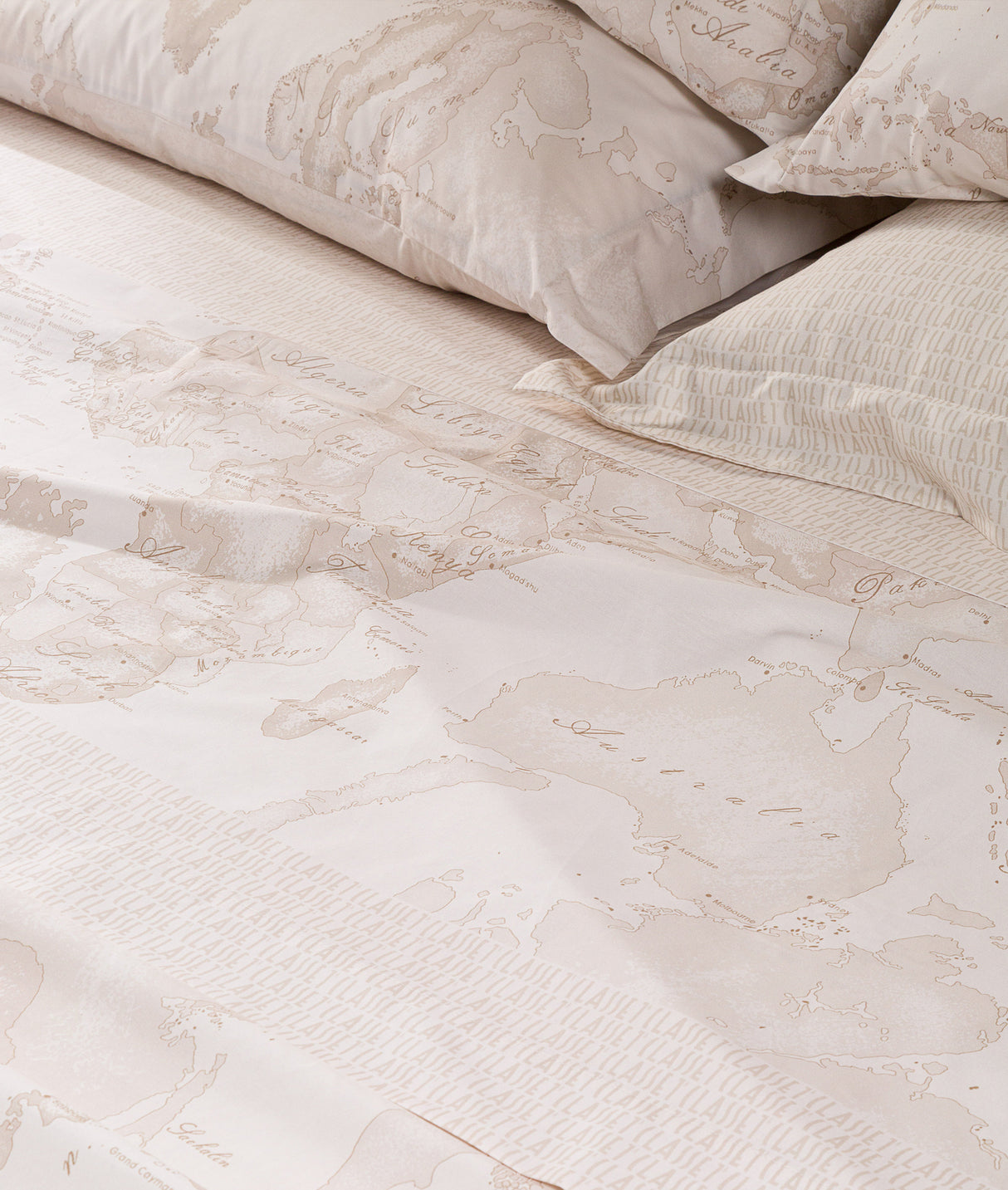 Alviero Martini Geo White Lenzuola Copriletto Matrimoniale 2603S200