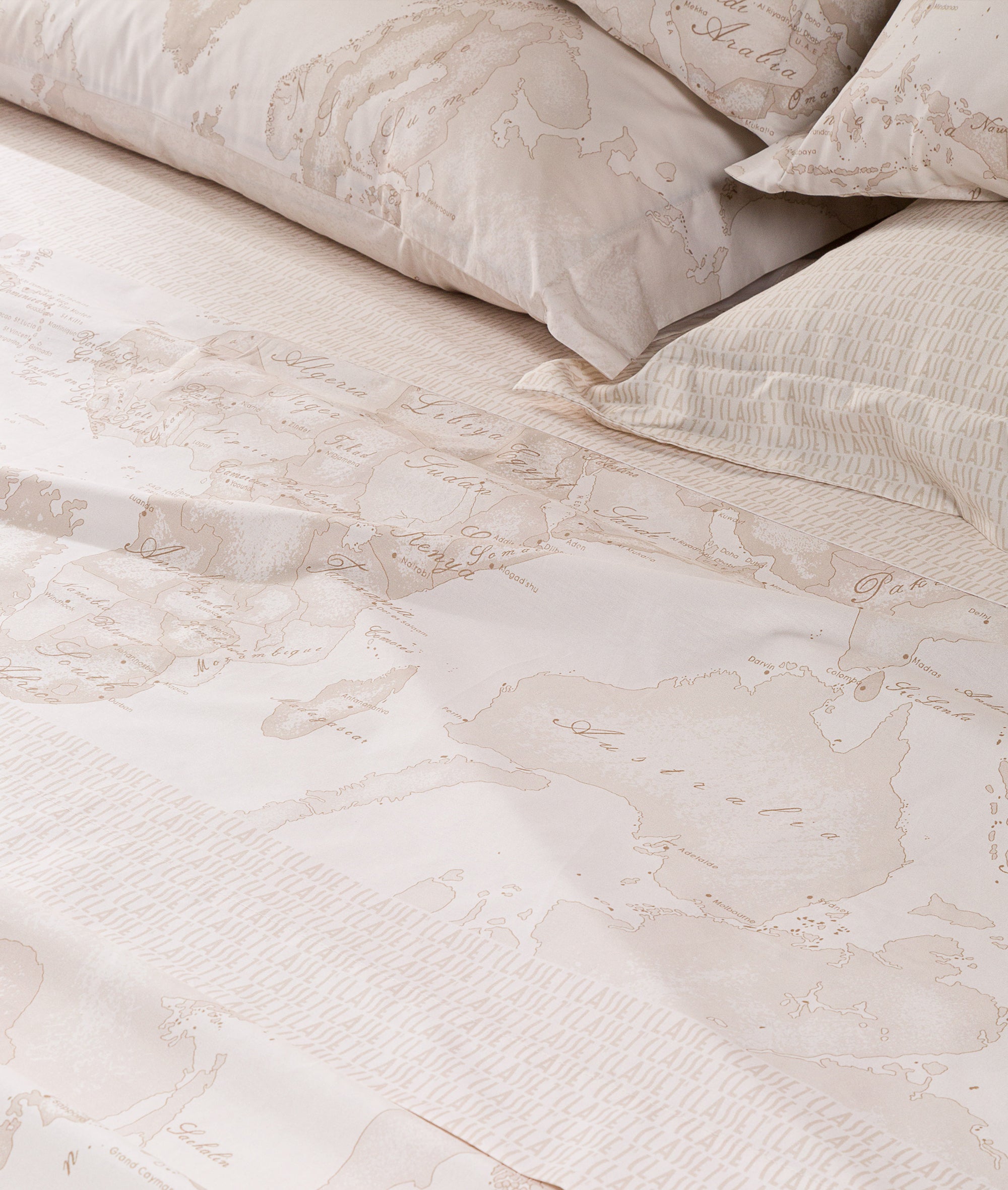 Alviero Martini Geo White Lenzuola Copriletto Matrimoniale 1009670