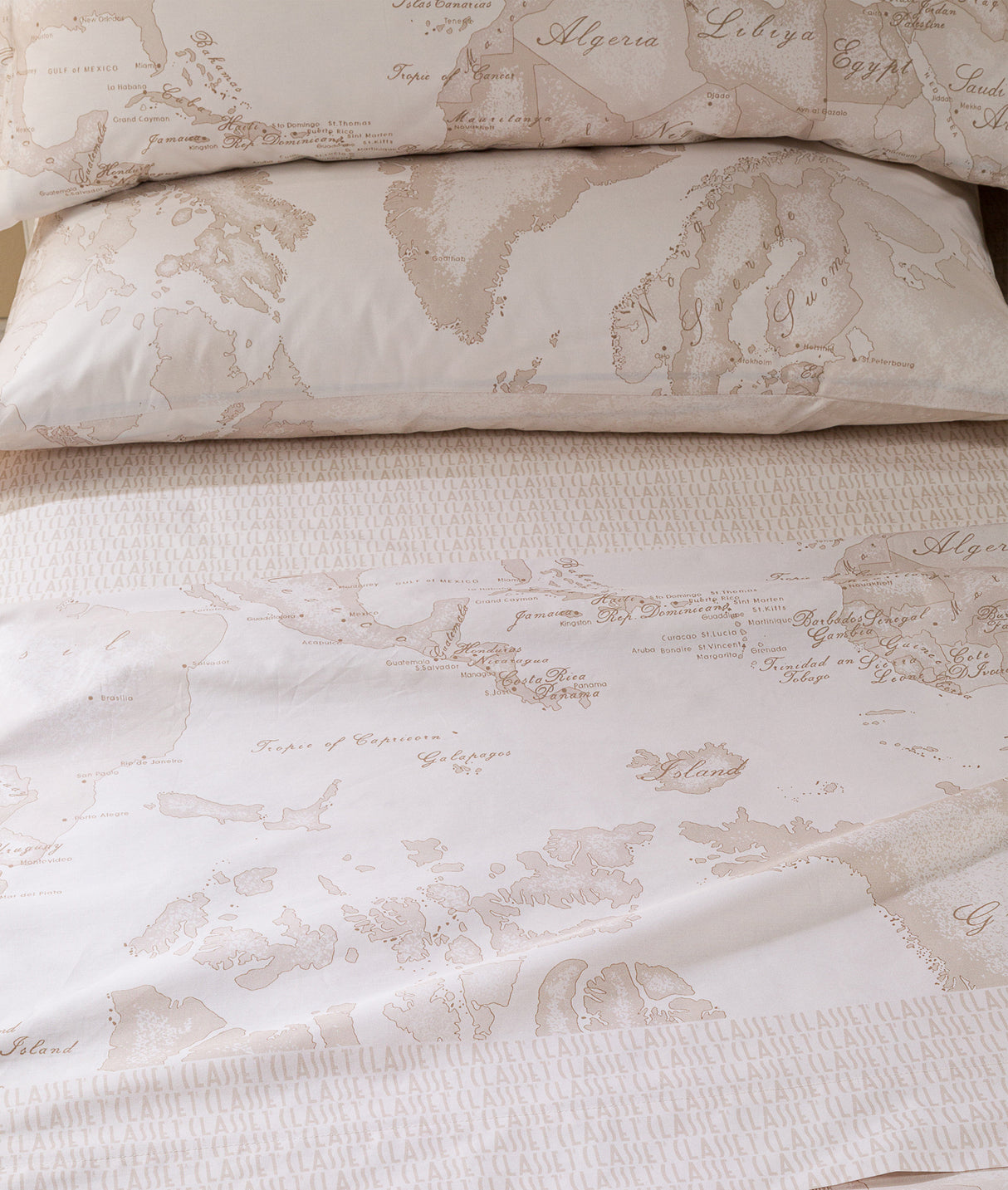 Alviero Martini Geo White Lenzuola Copriletto Matrimoniale 2603S200