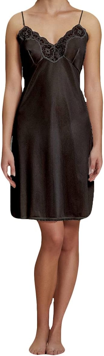 Andra Sottoveste spalla stretta con forma seno e inserti in pizzo 2507S14