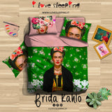 I Love Sleeping Completo lenzuola copriletto Matrimoniale FRIDA KAHLO 2502B80