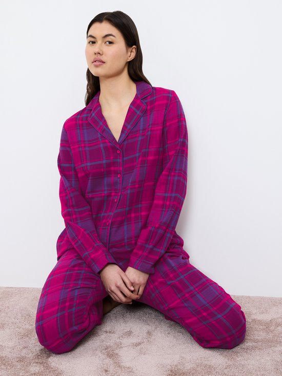 Triumph Pigiama da Donna Boyfriend PW 01 X Checks 10225075 2509S55