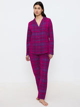 Triumph Pigiama da Donna Boyfriend PW 01 X Checks 10225075 2509S55