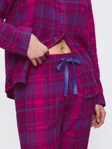 Triumph Pigiama da Donna Boyfriend PW 01 X Checks 10225075 2509S55
