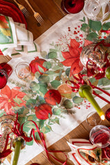 Tessitura Toscana Telerie Runner Natalizio Garland Glee