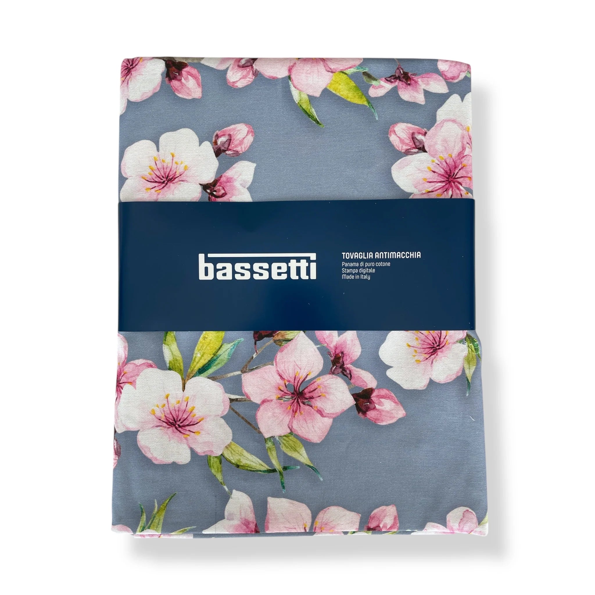 Bassetti Tovaglia in Cotone Antimacchia Stampa Digitale Blossom 2501S- Varie Dimensioni