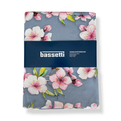 Bassetti Tovaglia in Cotone Antimacchia Stampa Digitale Blossom 2501S- Varie Dimensioni