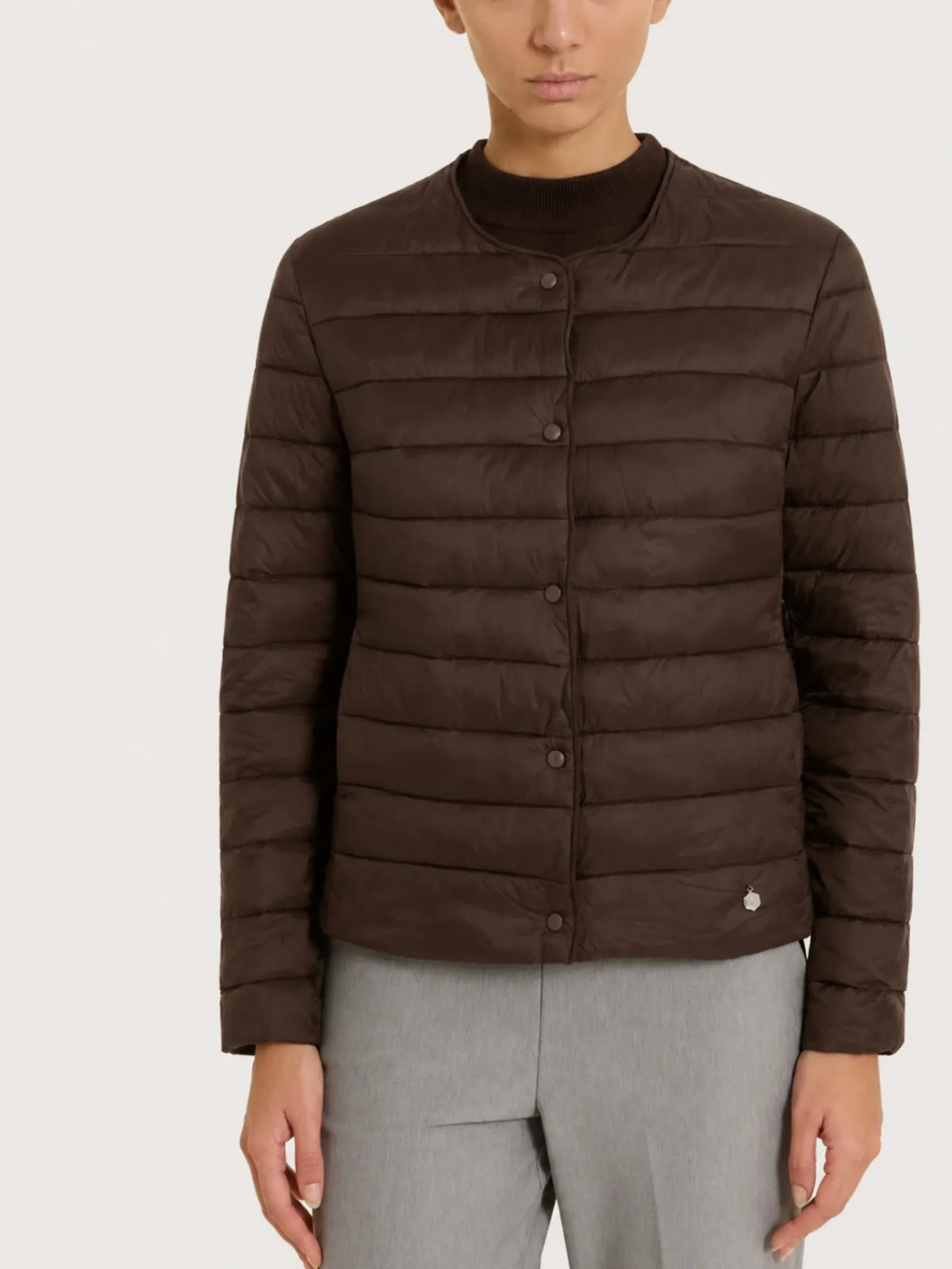 Ragno Piumino da Donna Puffer con manica lunga in Ultralight DT53KP
