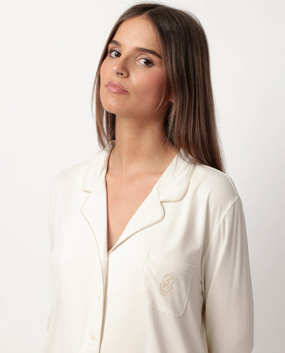 Admas Pigiama Donna aperto in effetto velluto 62617 2510S29