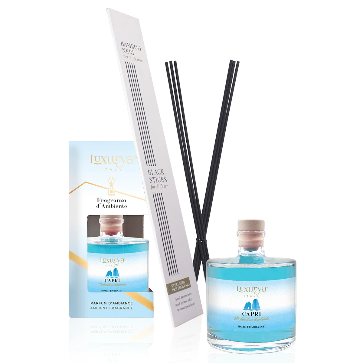 Diffusore d'ambiente 500ml - Profumo ambiente Capri | Profumatore per la casa Luxurya Parfum