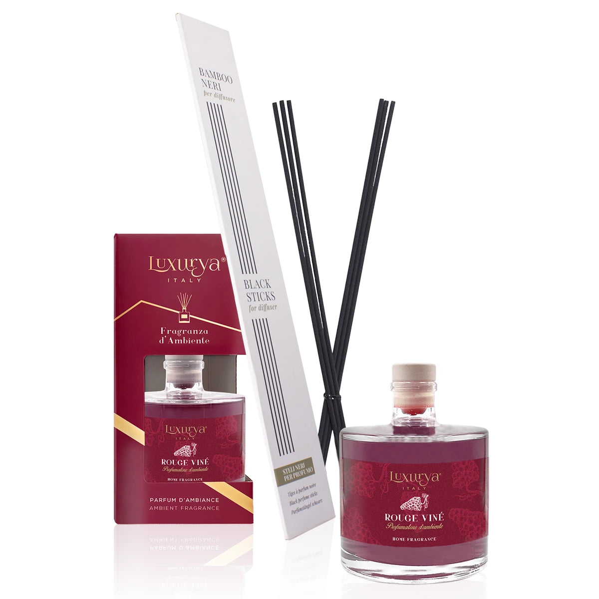 Diffusore d'ambiente 500ml - Profumo ambiente Rouge Viné | Profumatore per la casa Luxurya Parfum