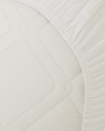 Otto Lenzuolo Sotto con Angoli Culla Carrozzina Bianco S60