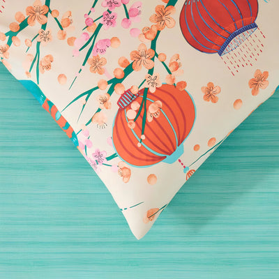 Bassetti Completo Lenzuola Singole in Cotone Kyoto 2504S44