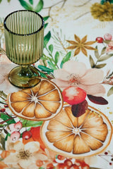 Maison Sucrèe Tovaglia Arancia e Cannella tessuto Korin - Varie Dimensioni