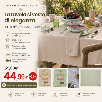THUN® Tovaglia Country Fields - Dimensioni Varie