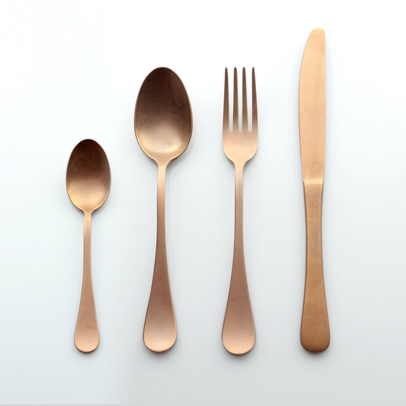 Set Posate 4 Pz SINTESI VINTAGE COPPER  By Weissestal