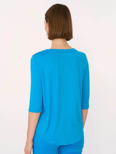 Ragno Maglietta da Donna a girocollo in Viscosa Summer 70121W S21