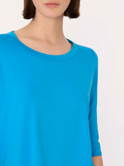 Ragno Maglietta da Donna a girocollo in Viscosa Summer 70121W S21
