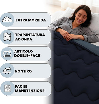 Trapunta Invernale Zoe – Made in Italy - Varie Dimensioni