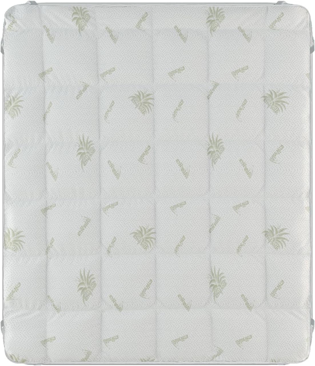 Elegant White Quilted Mattress Topper - Various Sizes
