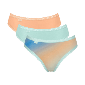 Sloggi Donna 24/7 Weekend Tai C3P 3 Slip 10198237 V009 S16 - Passarelli Biancheria