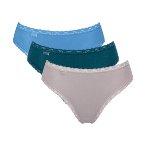 Sloggi Donna 24/7 Weekend Tai C3P 3 Slip 10198237 V010 S16 - Passarelli Biancheria