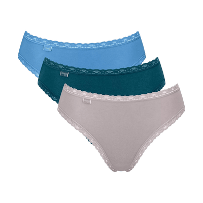 Sloggi Donna 24/7 Weekend Tai C3P 3 Slip 10198237 V010 S16 - Passarelli Biancheria