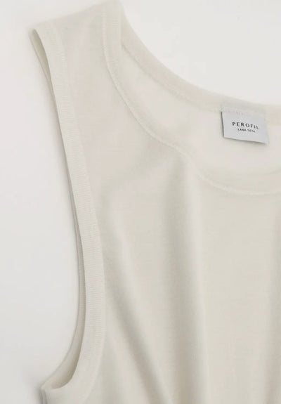 Perofil Canotta Spalla Larga in Lana e Seta Pointer VPRT00182 2501S46