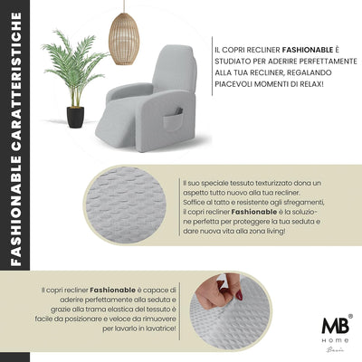 Copripoltrona Reclinabile Elasticizzato Universale B33