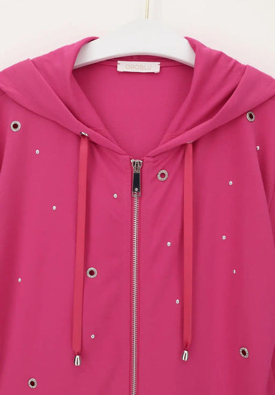 Oroblu Home Felpa con Zip Punto Milano City VOBT67353 S86 - Passarelli Biancheria