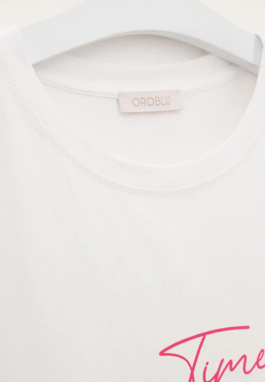 Oroblu T-Shirt Girocollo Estiva da Donna VOBT67356 S40 - Passarelli Biancheria
