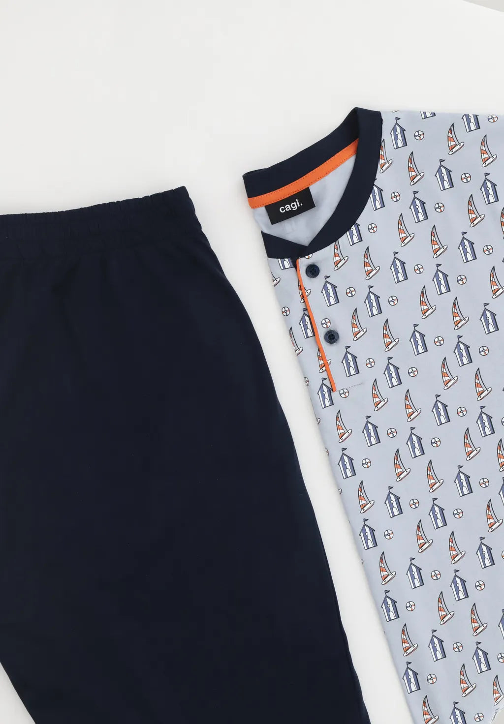 Cagi Pigiama Corto Estivo da Uomo 4432-1077 2601S25