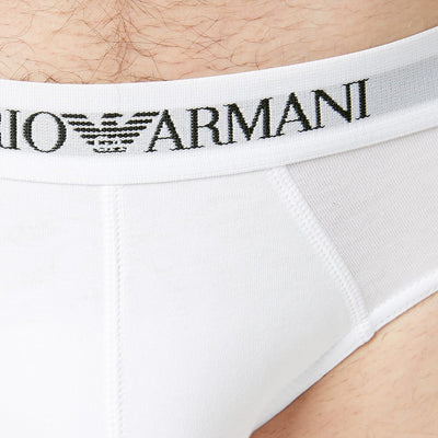 Emporio Armani Confezione 2 Slip Uomo in Cotone 111321 CC722 S27