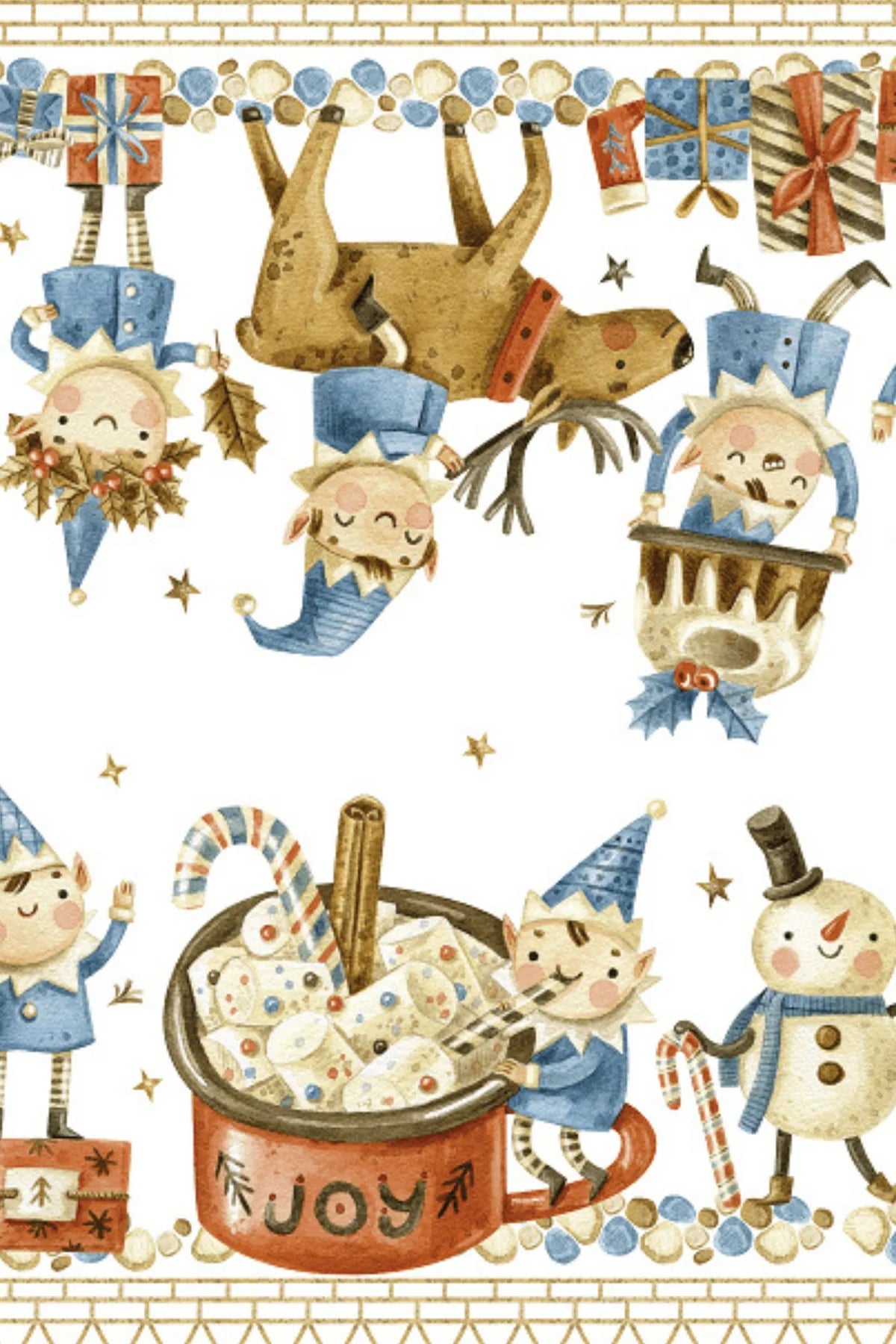 Maison Sucrèe Tovaglia Folletti tessuto Korin - Varie Dimensioni