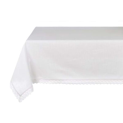 Blanc Mariclò Tovaglia bianca da 12 con Pizzo Dentelle A3916099BI 0612B392