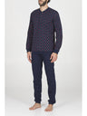 Alpina Pigiama Invernale Serafino in interlock di puro cotone AAL439 2510S70