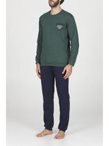 Alpina Pigiama Invernale Serafino Caldo Cotone Uomo AAL453 2512S64