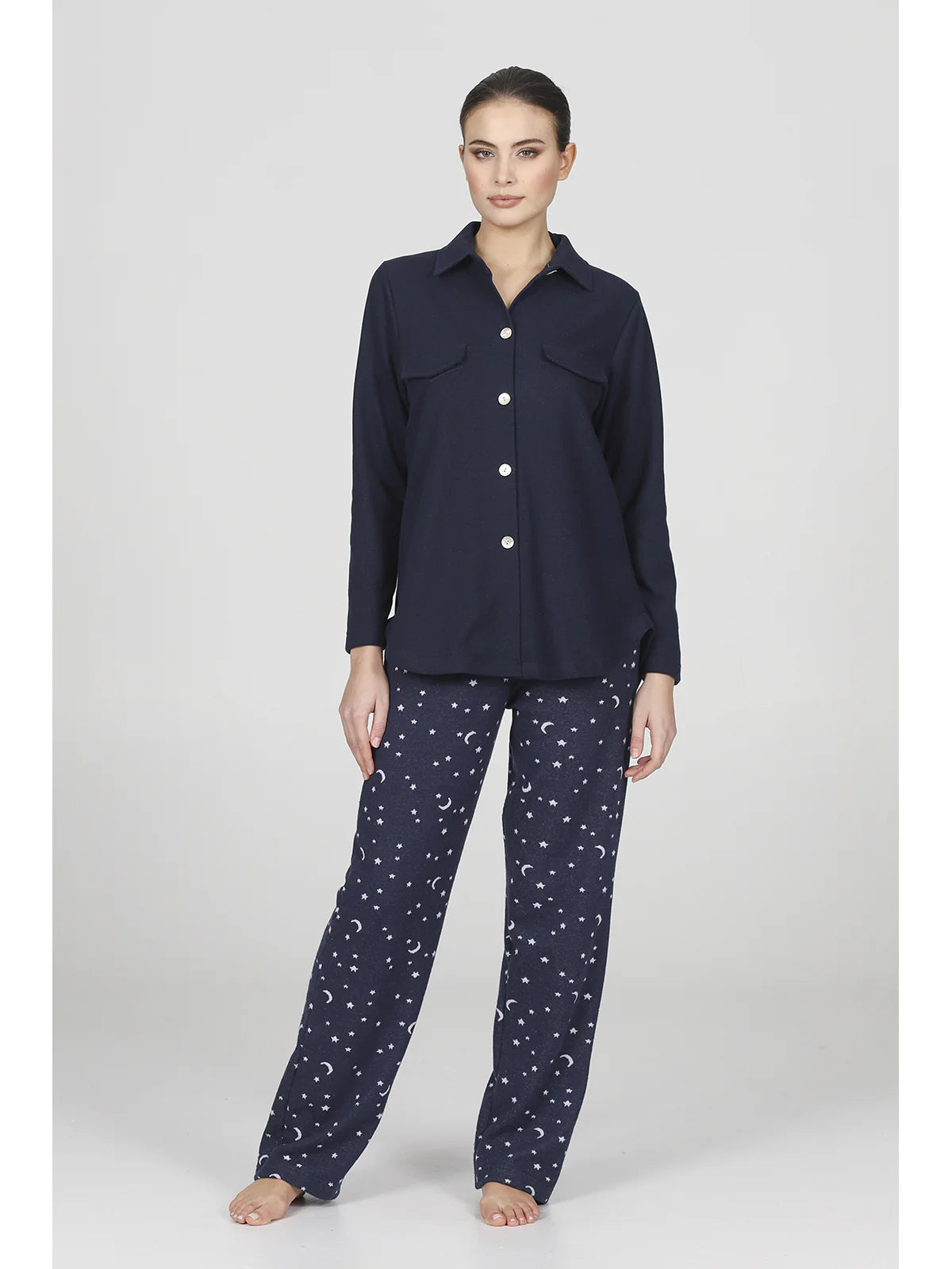 Alpina Pigiama Invernale Aperto da Donna AEL442 Filippa 2510S80