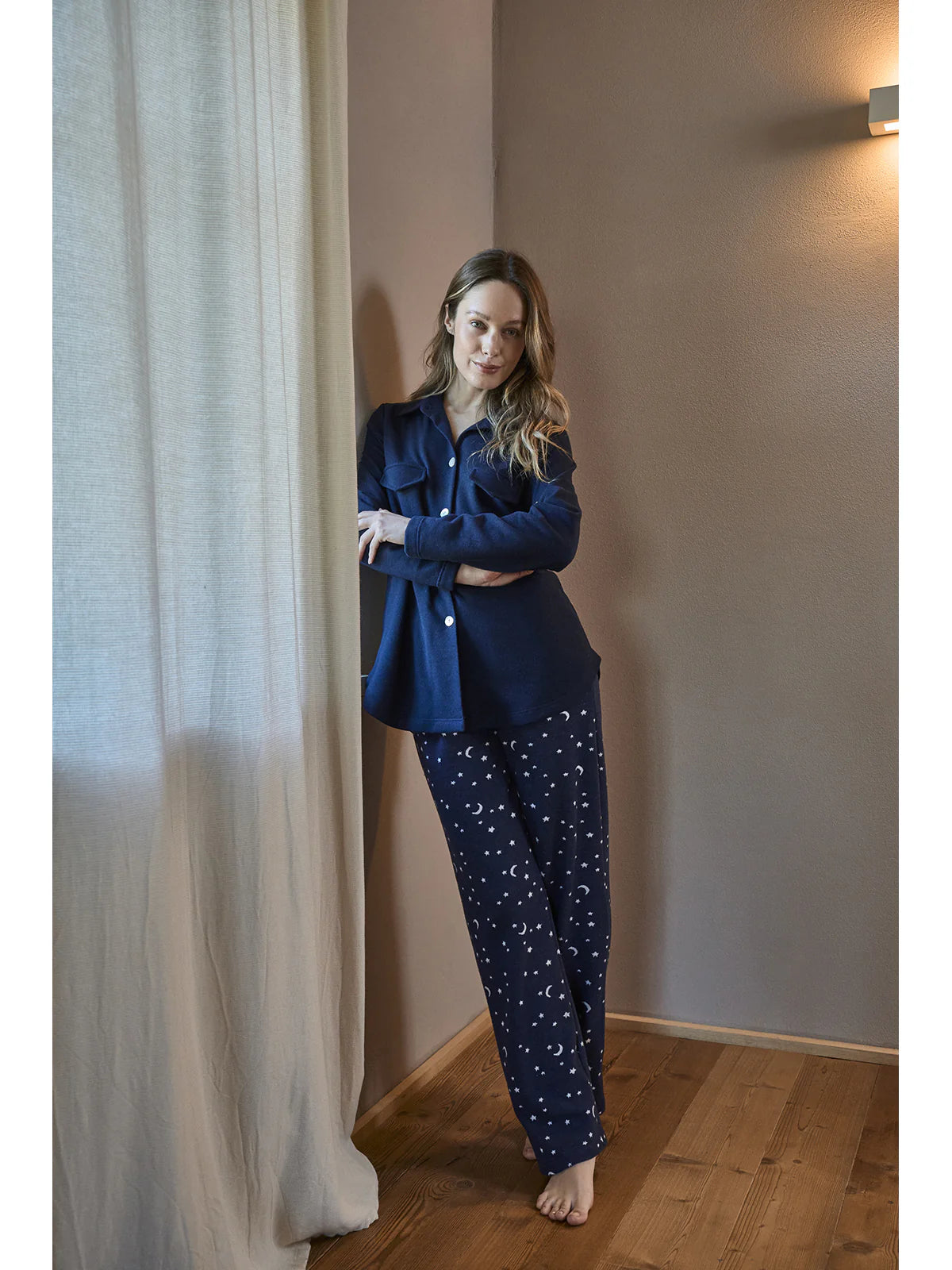 Alpina Pigiama Invernale Aperto da Donna AEL442 Filippa 2510S80