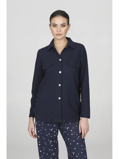 Alpina Donna Pigiama Invernale Aperto da Donna AEL442 Filippa 2510S80