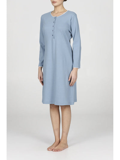 Alpina Donna Camicia da Notte Invernale in Caldo Cotone Fanny AFL315 2511S52