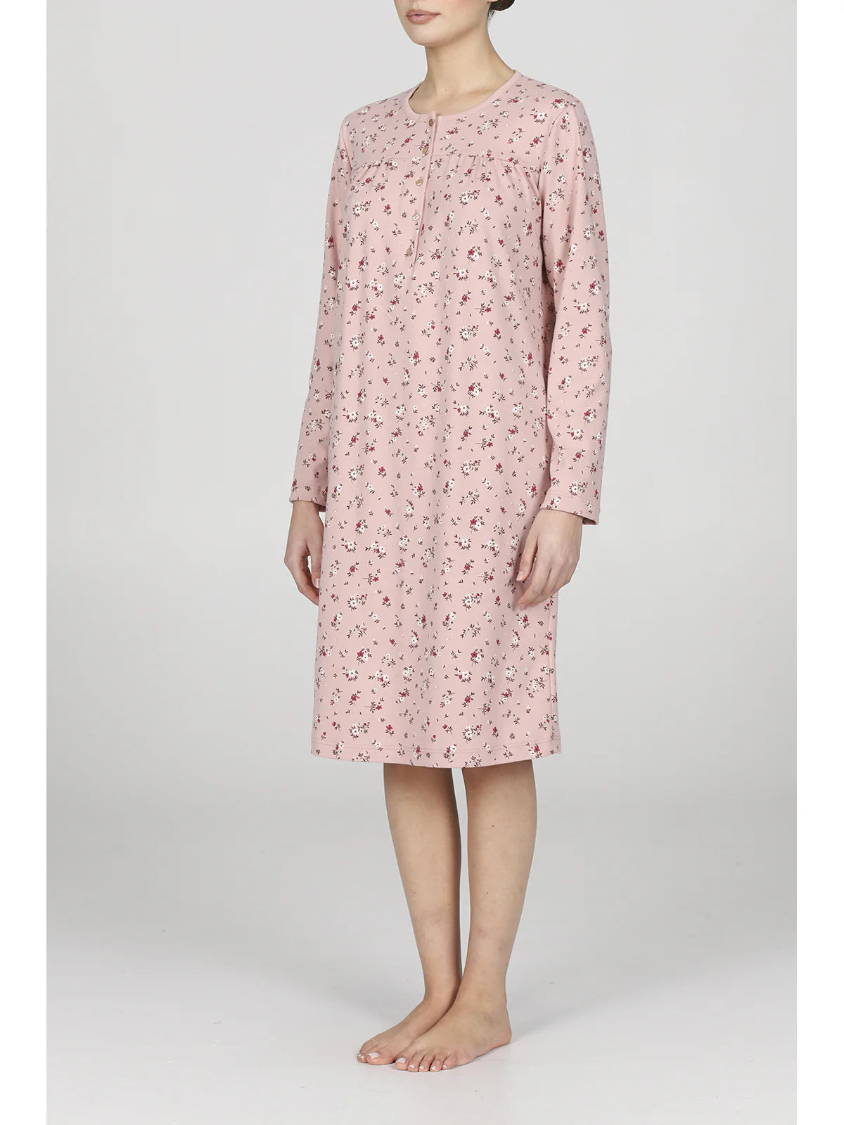 Alpina Camicia da Notte Invernale in Caldo Cotone Fausta AFL317 2511S40