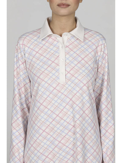Alpina Donna Camicia da Notte Invernale in Caldo Cotone Fedora AFL319 2512S60