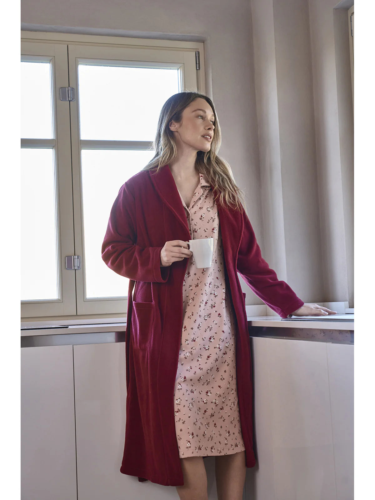 Alpina Vestaglia da Camera Invernale Sciallata da Donna Cedra AGL501 2512S70