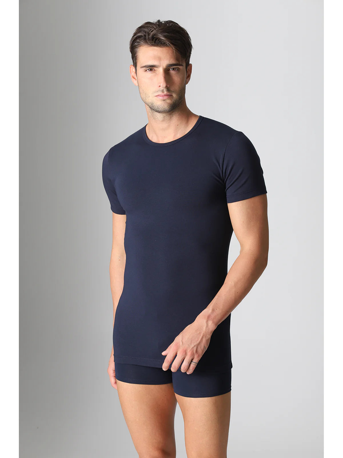 Alpina Maglietta da Uomo in caldo cotone Girocollo ANL999 2510S24