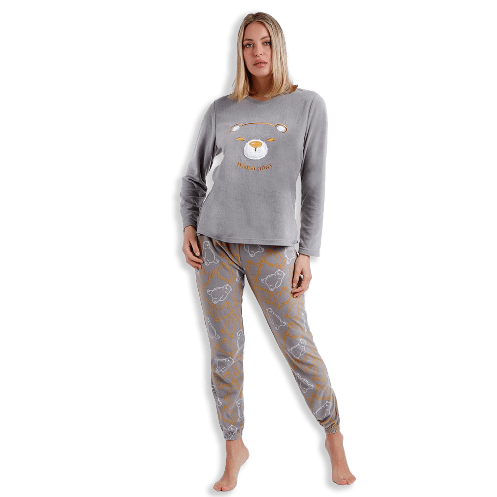 Admas Pigiama da Donna in Micro Pile 60218 S27 - Passarelli Biancheria