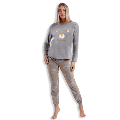 Admas Pigiama da Donna in Micro Pile 60218 S27 - Passarelli Biancheria