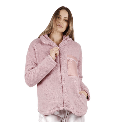 Admas Vestaglia Invernale da Donna in Pile Abbottonata 57541 S25 - Passarelli Biancheria